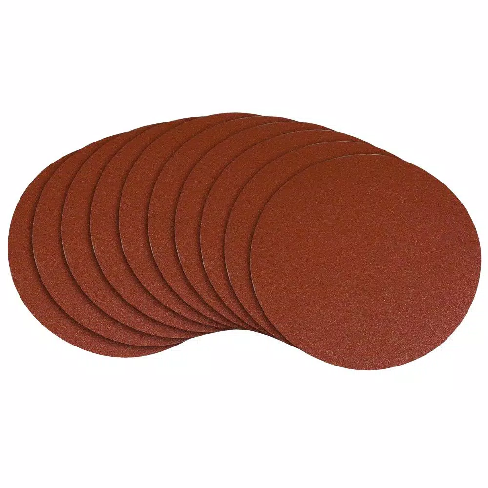 Abrasives POWERTEC 12 In. 100 Grit PSA Aluminum Oxide Self Stick Sanding Disc (10-Pack) 3 Abrasives POWERTEC 12 In. 100 Grit PSA Aluminum Oxide Self Stick Sanding Disc (10-Pack)