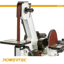 Abrasives POWERTEC 1 In. X 42 In. 120-Grit Aluminum Oxide Sanding Belt (10-Pack) -Deals Power Tool Accessories Store powertec power sander accessories 414212a 44 1000