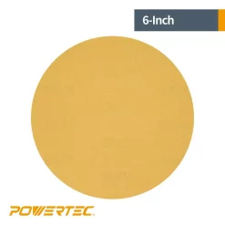 Abrasives POWERTEC 6 In. 220-Grit Aluminum Oxide PSA Sanding Disc Roll (100-Pack) -Deals Power Tool Accessories Store powertec power sander accessories 4dr1522 1f 1000