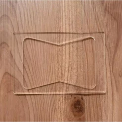 Woodworking Tool Accessories POWERTEC Butterfly Inlay Template (4-Piece) -Deals Power Tool Accessories Store powertec router guides 71105 1f 1000