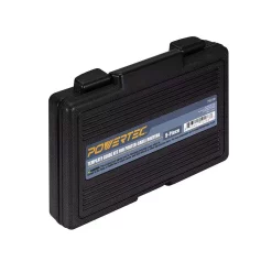 Woodworking Tool Accessories POWERTEC Brass Router Template Guide Set For Porter Cable Style Routers With Molded Carrying Case (9-Piece) -Deals Power Tool Accessories Store powertec router guides 71219 4f 1000