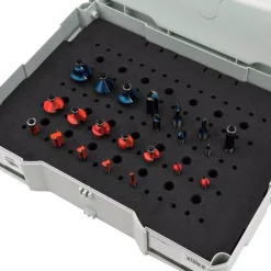 Woodworking Tool Accessories POWERTEC Router Bit Storage Tray For Festool Systainer SYS 1 -Deals Power Tool Accessories Store powertec router parts 71419 44 1000