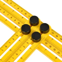 Measuring Tools POWERTEC Universal Angle Template Tool 10 In. Optimized Plastic Angle-Izer Multi-Angle Ruler Easy One Hand Utility Ultra Precise -Deals Power Tool Accessories Store powertec rulers and yardsticks 80002 1f 1000