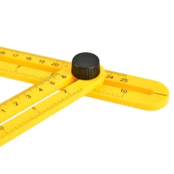 Measuring Tools POWERTEC Universal Angle Template Tool 10 In. Optimized Plastic Angle-Izer Multi-Angle Ruler Easy One Hand Utility Ultra Precise -Deals Power Tool Accessories Store powertec rulers and yardsticks 80002 76 1000
