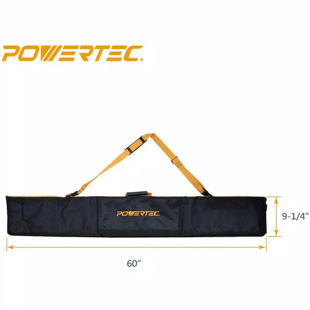 Saw Accessories POWERTEC 60 In. Premium Guide Rail Bag With Dual-Sided Padding For Secure Rail Placement 9 Saw Accessories POWERTEC 60 In. Premium Guide Rail Bag With Dual-Sided Padding For Secure Rail Placement - Image 7