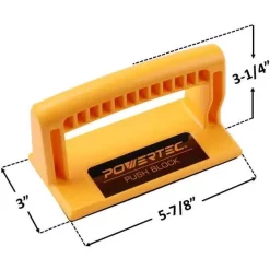 Saw Accessories POWERTEC Safety Kit – Featherboard, Push Block And Push Stick (3-Pack) -Deals Power Tool Accessories Store powertec saw accessories 71551 fa 1000