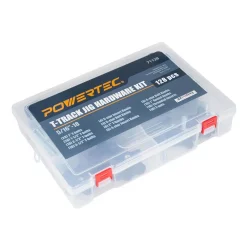 Saw Tracks POWERTEC T-Track Jig Hardware Kit (129-Piece) 5 Saw Tracks POWERTEC T-Track Jig Hardware Kit (129-Piece) -Deals Power Tool Accessories Store powertec saw tracks 71128 c3 1000
