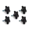 Saw Tracks POWERTEC 1/4 In.-20, 5-Star Stud Knob (5-Pack) 1 Saw Tracks POWERTEC 1/4 In.-20, 5-Star Stud Knob (5-Pack) -Deals Power Tool Accessories Store powertec saw tracks qnb3006 64 1000