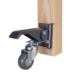 Specialty Power Tool Accessories POWERTEC Workbench Casters With Quick-Release Workbench Caster Plates (4-Sets)