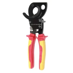 Pliers Pro’sKit 9.4 In. VDE 1000-Volt Insulated Ratchet Cable Cutter