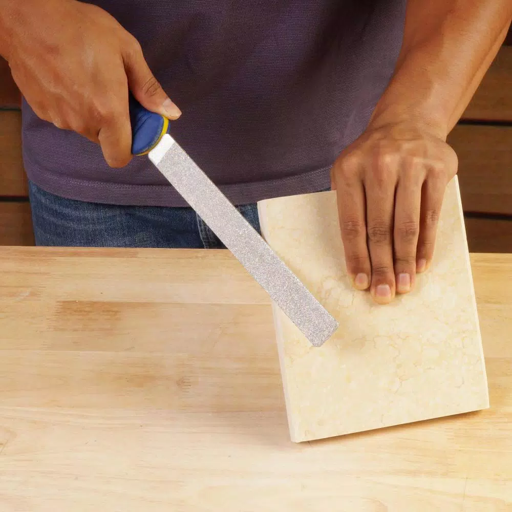 Chisels, Files & Punches QEP 7-3/4 In. Pro Tile File For Granite, Marble, Porcelain, Ceramic And Stone 4 Chisels, Files & Punches QEP 7-3/4 In. Pro Tile File For Granite, Marble, Porcelain, Ceramic And Stone - Image 2