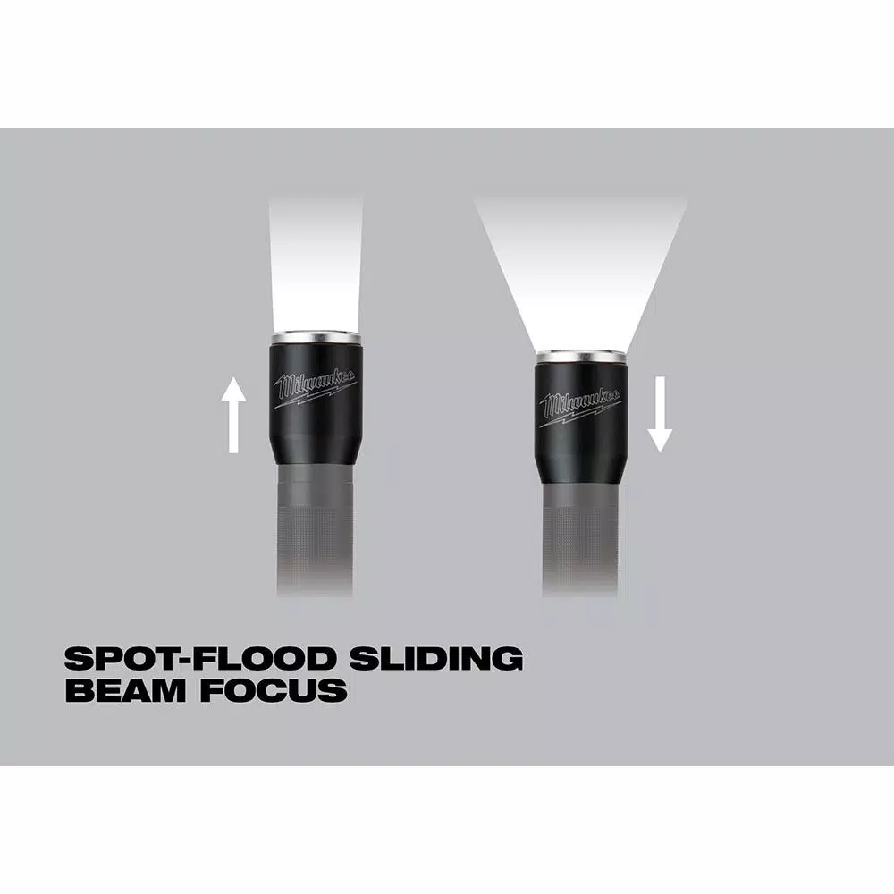 Handheld Flashlights Milwaukee 700 Lumens LED Rechargeable Aluminum Flashlight And 550 Lumens LED Rechargeable Pivoting Flood Light (2-Pack) 9 Handheld Flashlights Milwaukee 700 Lumens LED Rechargeable Aluminum Flashlight And 550 Lumens LED Rechargeable Pivoting Flood Light (2-Pack) - Image 7