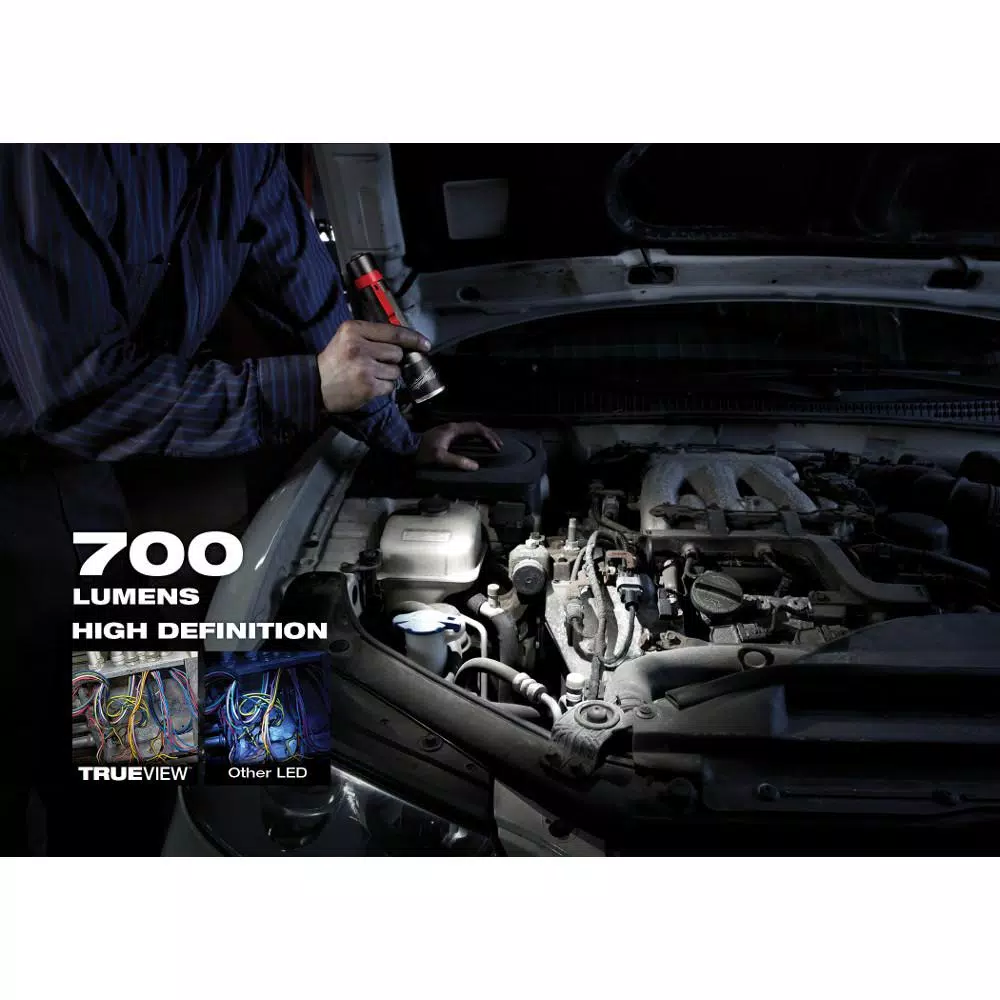 Handheld Flashlights Milwaukee 700 Lumens LED Rechargeable Aluminum Flashlight And 550 Lumens LED Rechargeable Pivoting Flood Light (2-Pack) 10 Handheld Flashlights Milwaukee 700 Lumens LED Rechargeable Aluminum Flashlight And 550 Lumens LED Rechargeable Pivoting Flood Light (2-Pack) - Image 8