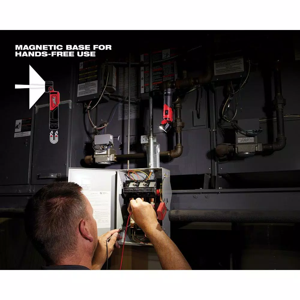 Handheld Flashlights Milwaukee 500 Lumens LED Pivoting Rechargeable Flashlight W/ Extra REDLITHIUM USB Battery 9 Handheld Flashlights Milwaukee 500 Lumens LED Pivoting Rechargeable Flashlight W/ Extra REDLITHIUM USB Battery - Image 7