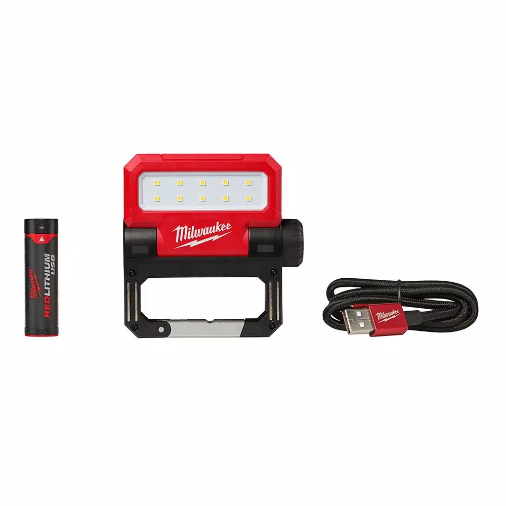 Handheld Spotlights Milwaukee 550 Lumens LED Rechargeable Pivoting Flood Light 3 Handheld Spotlights Milwaukee 550 Lumens LED Rechargeable Pivoting Flood Light