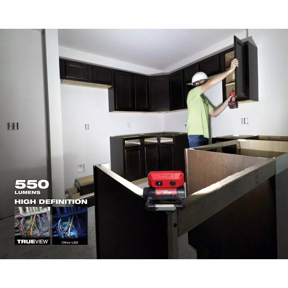 Handheld Spotlights Milwaukee 550 Lumens LED Rechargeable Pivoting Flood Light 9 Handheld Spotlights Milwaukee 550 Lumens LED Rechargeable Pivoting Flood Light - Image 7