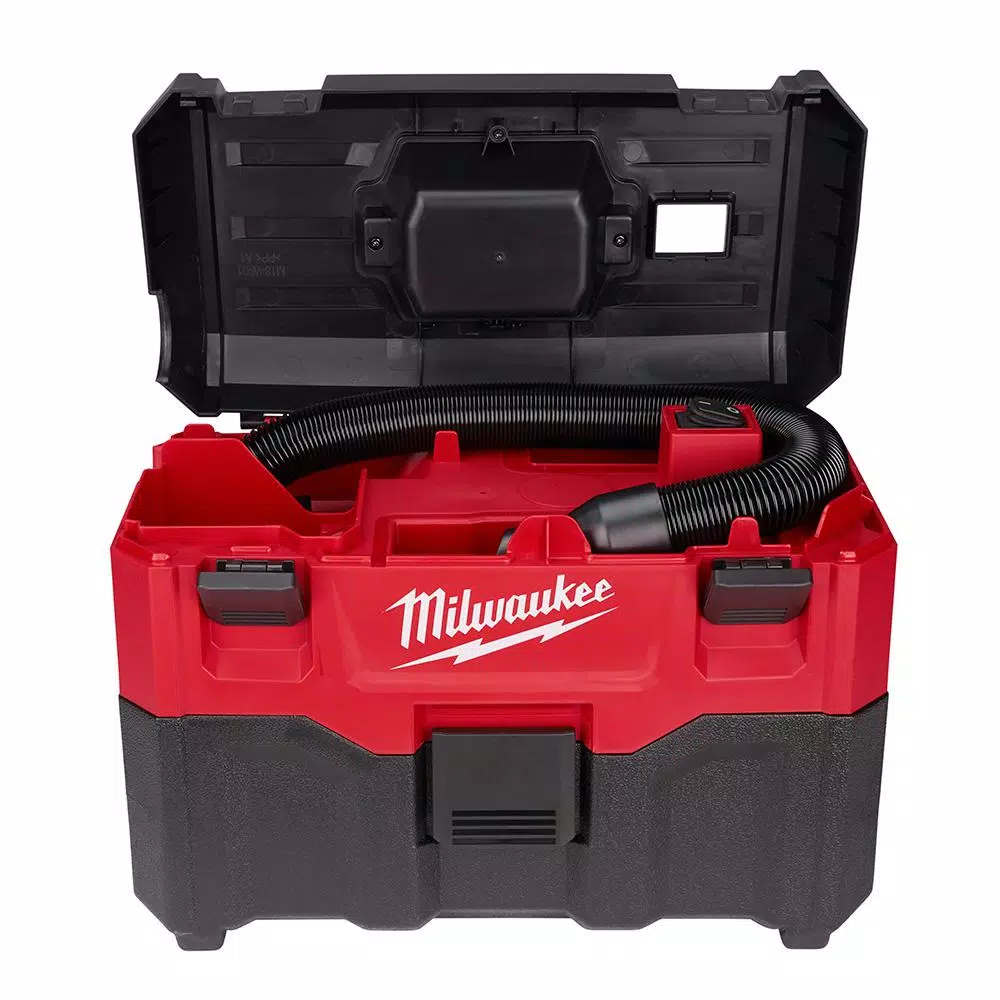 Wet & Dry Vacuums Milwaukee M18 18-Volt 2 Gal. Lithium-Ion Cordless Wet/Dry Vacuum With M18 Compact Vacuum (2-Tool) 4 Wet & Dry Vacuums Milwaukee M18 18-Volt 2 Gal. Lithium-Ion Cordless Wet/Dry Vacuum With M18 Compact Vacuum (2-Tool) - Image 2