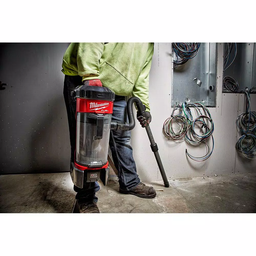Wet & Dry Vacuums Milwaukee M18 FUEL 18-Volt Lithium-Ion Brushless 1 Gal. Cordless 3-in-1 Backpack Vacuum With Extra HEPA Filter 15 Wet & Dry Vacuums Milwaukee M18 FUEL 18-Volt Lithium-Ion Brushless 1 Gal. Cordless 3-in-1 Backpack Vacuum With Extra HEPA Filter - Image 13