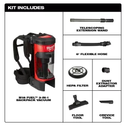 Wet & Dry Vacuums Milwaukee M18 FUEL 18-Volt Lithium-Ion Brushless 1 Gal. Cordless 3-in-1 Backpack Vacuum (Tool-Only) -Deals Power Tool Accessories Store reds pinks milwaukee wet dry vacuums 0885 20 d4 1000