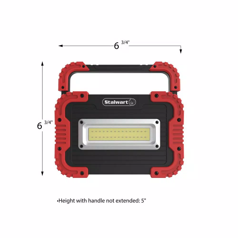 Handheld Spotlights Stalwart 450 Lumens LED Work Light With Rotating Handle 4 Handheld Spotlights Stalwart 450 Lumens LED Work Light With Rotating Handle - Image 2