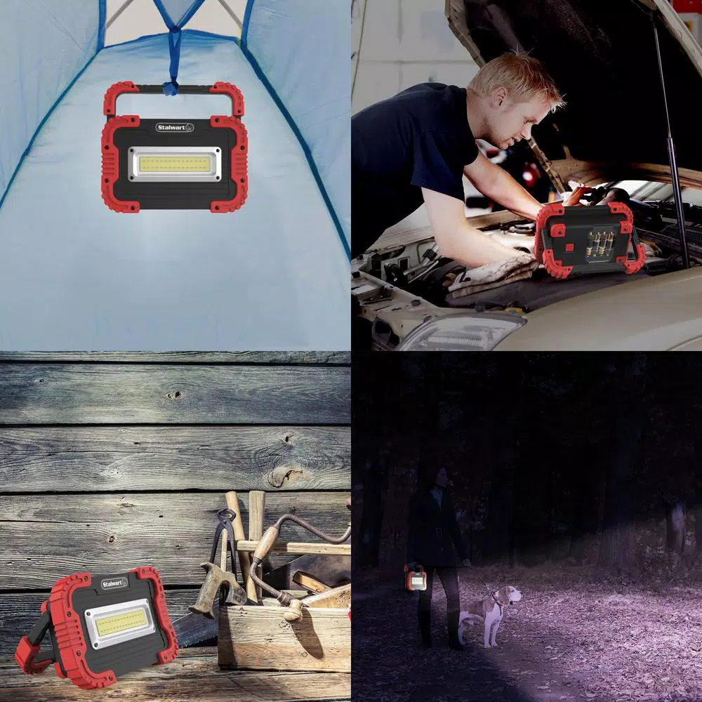 Handheld Spotlights Stalwart 450 Lumens LED Work Light With Rotating Handle 8 Handheld Spotlights Stalwart 450 Lumens LED Work Light With Rotating Handle - Image 6