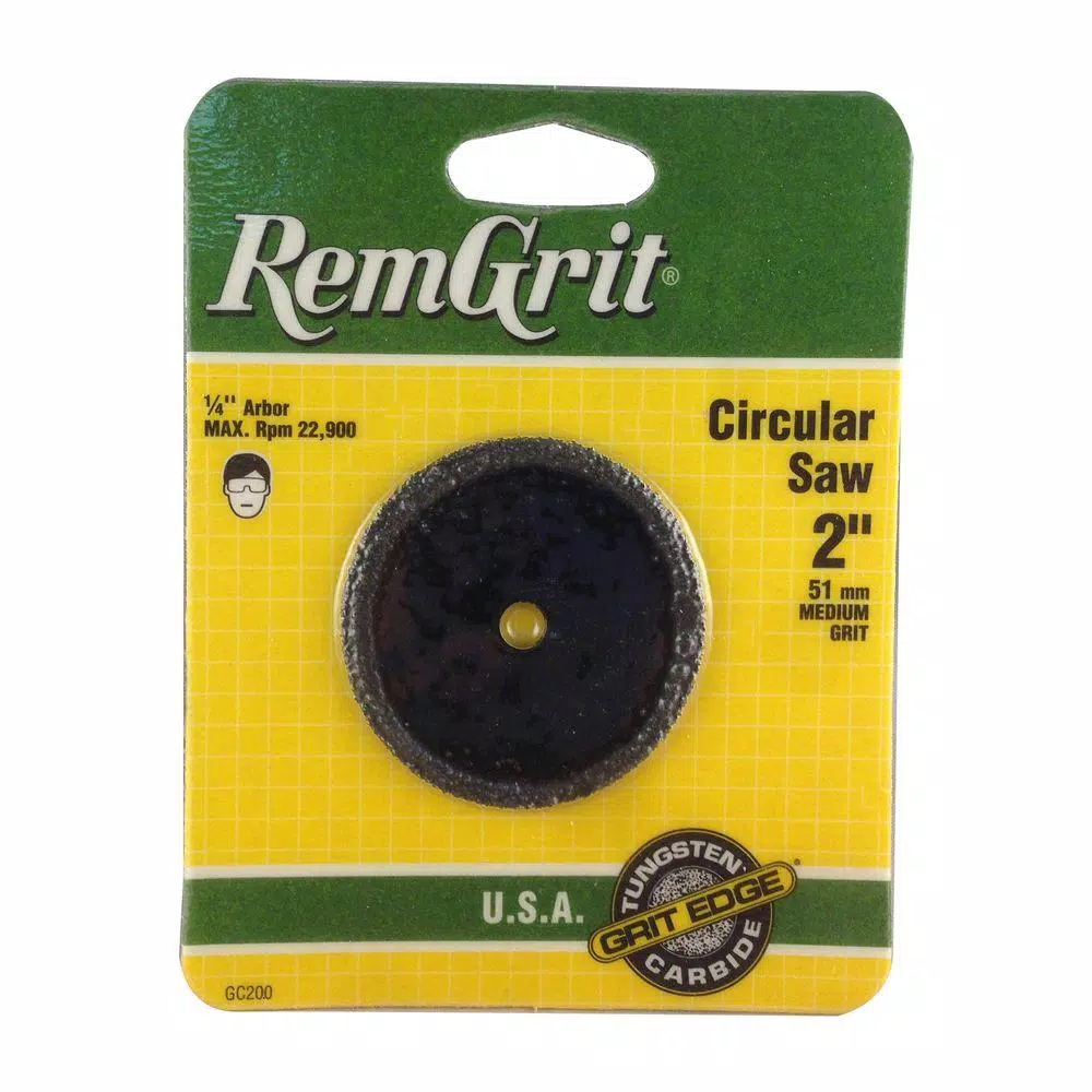 Saw Blades RemGrit 2 In. Medium Grit Carbide Grit Circular Saw Blade 4 Saw Blades RemGrit 2 In. Medium Grit Carbide Grit Circular Saw Blade - Image 2