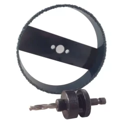 Drill Bits RemGrit 5-3/8 In. Carbide Grit Recessed Light Installation Kit -Deals Power Tool Accessories Store remgrit hole saws grl502 c3 1000