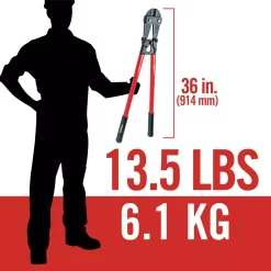 Cutting Tools RIDGID 36 In. Model S36 Heavy-Duty Bolt Cutter 17 Cutting Tools RIDGID 36 In. Model S36 Heavy-Duty Bolt Cutter -Deals Power Tool Accessories Store ridgid bolt cutters 14233 77 1000