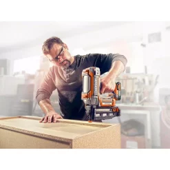 Nail Guns RIDGID 18-Volt Cordless Brushless HYPERDRIVE 16-Gauge 2-1/2 In Straight Nailer, 2 Ah Battery, Charger, Nails, Belt Clip And Bag -Deals Power Tool Accessories Store ridgid framing nailers r09892 ac848695 1f 1000