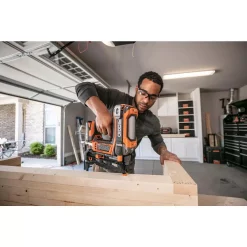 Nail Guns RIDGID 18-Volt Cordless Brushless HYPERDRIVE 16-Gauge 2-1/2 In. Straight Finish Nailer(Tool Only), Belt Clip, Bag, Sample Nails -Deals Power Tool Accessories Store ridgid framing nailers r09892b 44 1000
