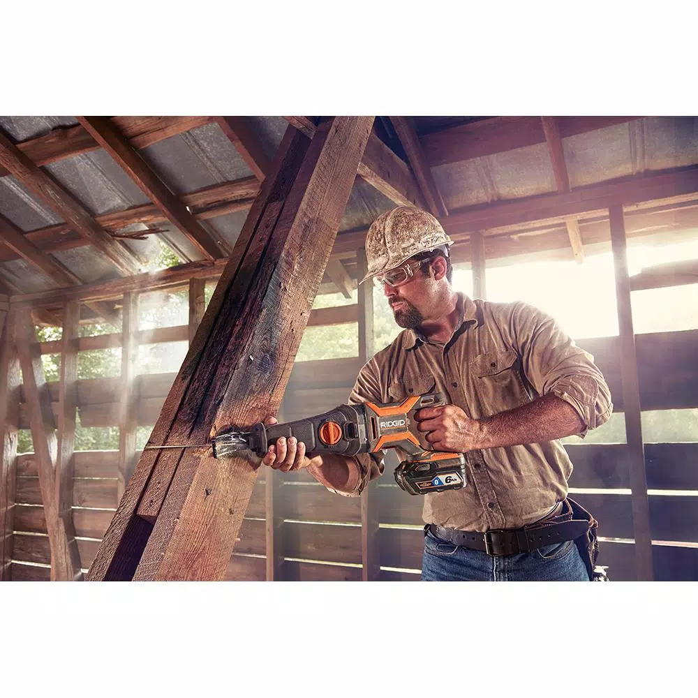 Knives & Blades RIDGID 18-Volt OCTANE MEGAMax Brushless Power Base With Reciprocating Saw Attachment 12 Knives & Blades RIDGID 18-Volt OCTANE MEGAMax Brushless Power Base With Reciprocating Saw Attachment - Image 10