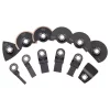 Oscillating Tool Attachments RIDGID JobMax Oscillating Multi-Tool Blade Accessory Kit (14-Piece)