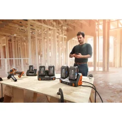 Power Tool Batteries RIDGID 18-Volt OCTANE 9.0 Ah Lithium-Ion Battery And Charger Kit -Deals Power Tool Accessories Store ridgid power tool batteries ac801 d4 1000