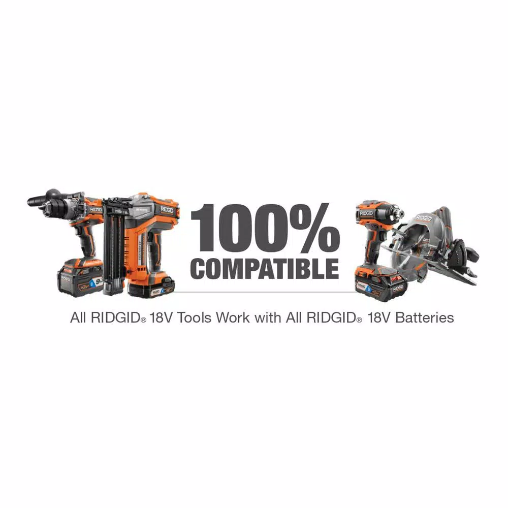 Power Tool Batteries RIDGID 18-Volt OCTANE Bluetooth 9.0 Ah Battery With 18-Volt USB Portable Power Source With Activate Button 16 Power Tool Batteries RIDGID 18-Volt OCTANE Bluetooth 9.0 Ah Battery With 18-Volt USB Portable Power Source With Activate Button - Image 14