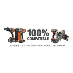 Power Tool Batteries RIDGID 18-Volt Lithium-Ion 5.0 Ah Battery Pack (2-Pack) -Deals Power Tool Accessories Store ridgid power tool batteries ac840089pn 44 1000