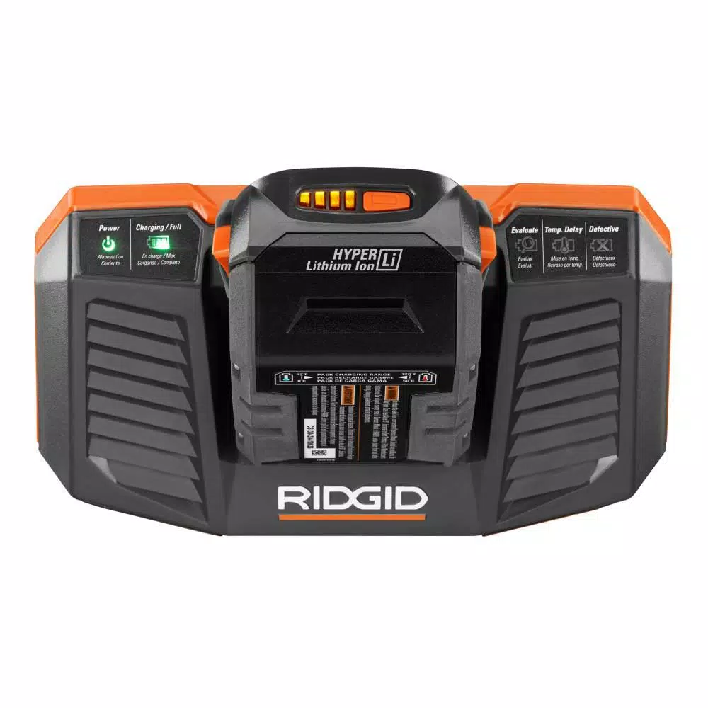 Power Tool Batteries RIDGID 18-Volt Lithium-Ion 2.0 Ah Battery Pack And Charger Kit 11 Power Tool Batteries RIDGID 18-Volt Lithium-Ion 2.0 Ah Battery Pack And Charger Kit - Image 9