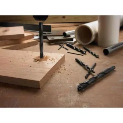 Drill Bits RYOBI Black Oxide Drill Bit Set (14-Piece) 14 Drill Bits RYOBI Black Oxide Drill Bit Set (14-Piece) -Deals Power Tool Accessories Store ryobi drill bit sets a10d14d 1f 1000