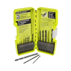 Drill Bits RYOBI Black Oxide Drill Bit Set (14-Piece) 13 Drill Bits RYOBI Black Oxide Drill Bit Set (14-Piece) -Deals Power Tool Accessories Store ryobi drill bit sets a10d14d 4f 1000