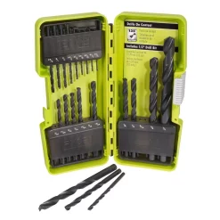 Drill Bits RYOBI Black Oxide Drill Bit Set (21-Piece) 7 Drill Bits RYOBI Black Oxide Drill Bit Set (21-Piece) -Deals Power Tool Accessories Store ryobi drill bit sets a10d21g c3 1000