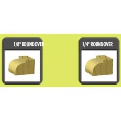 Woodworking Tool Accessories RYOBI Roundover Router Bit Set (4-Piece) -Deals Power Tool Accessories Store ryobi edge router bits a25rs41 1f 1000