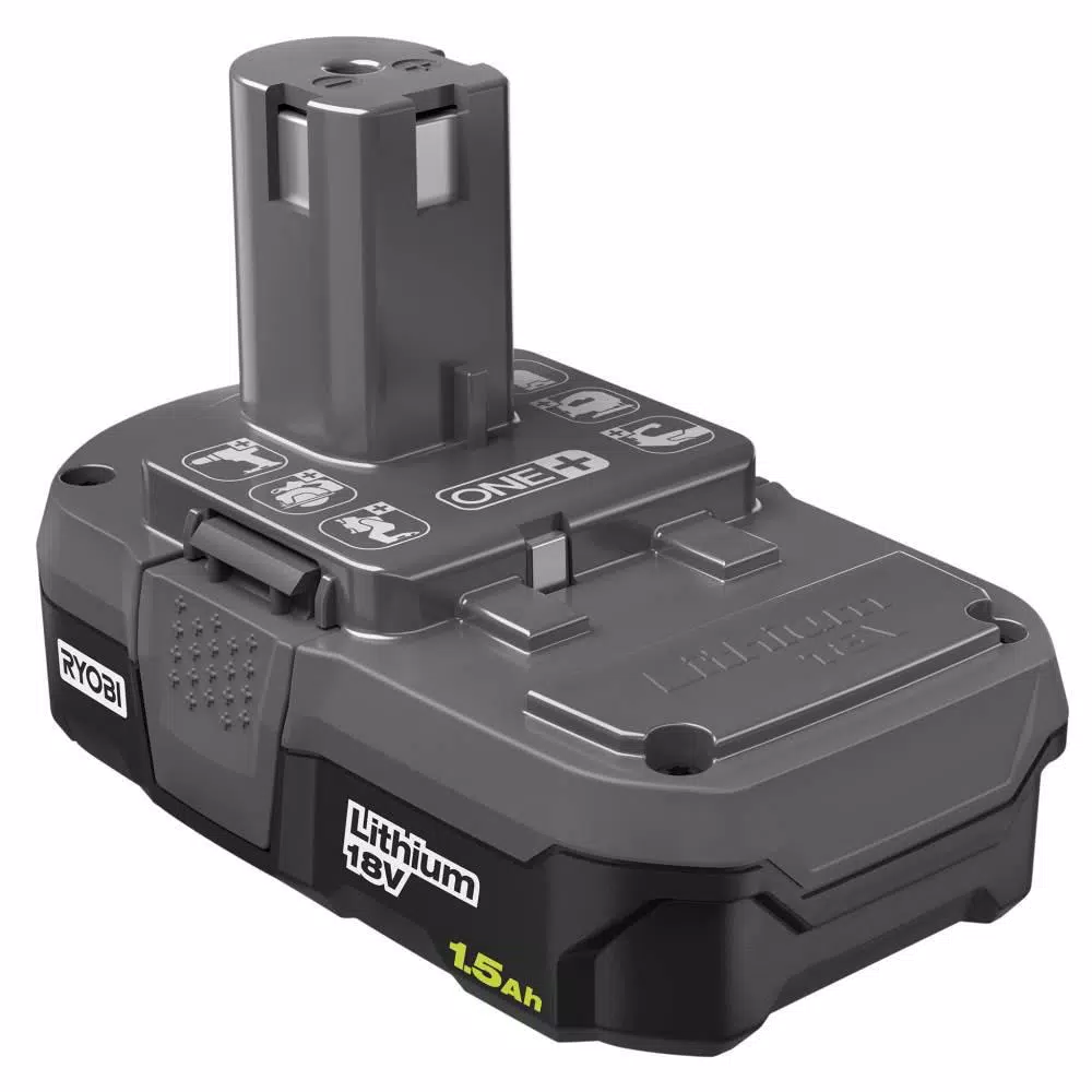 Power Tool Batteries RYOBI 18-Volt ONE+ 1.5 Ah Compact Lithium-Ion Battery 8 Power Tool Batteries RYOBI 18-Volt ONE+ 1.5 Ah Compact Lithium-Ion Battery - Image 6