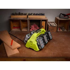 Power Tool Battery Chargers RYOBI 18-Volt ONE+ 6-Port Dual Chemistry IntelliPort SUPERCHARGER With USB Port -Deals Power Tool Accessories Store ryobi power tool battery chargers p135 4f 1000
