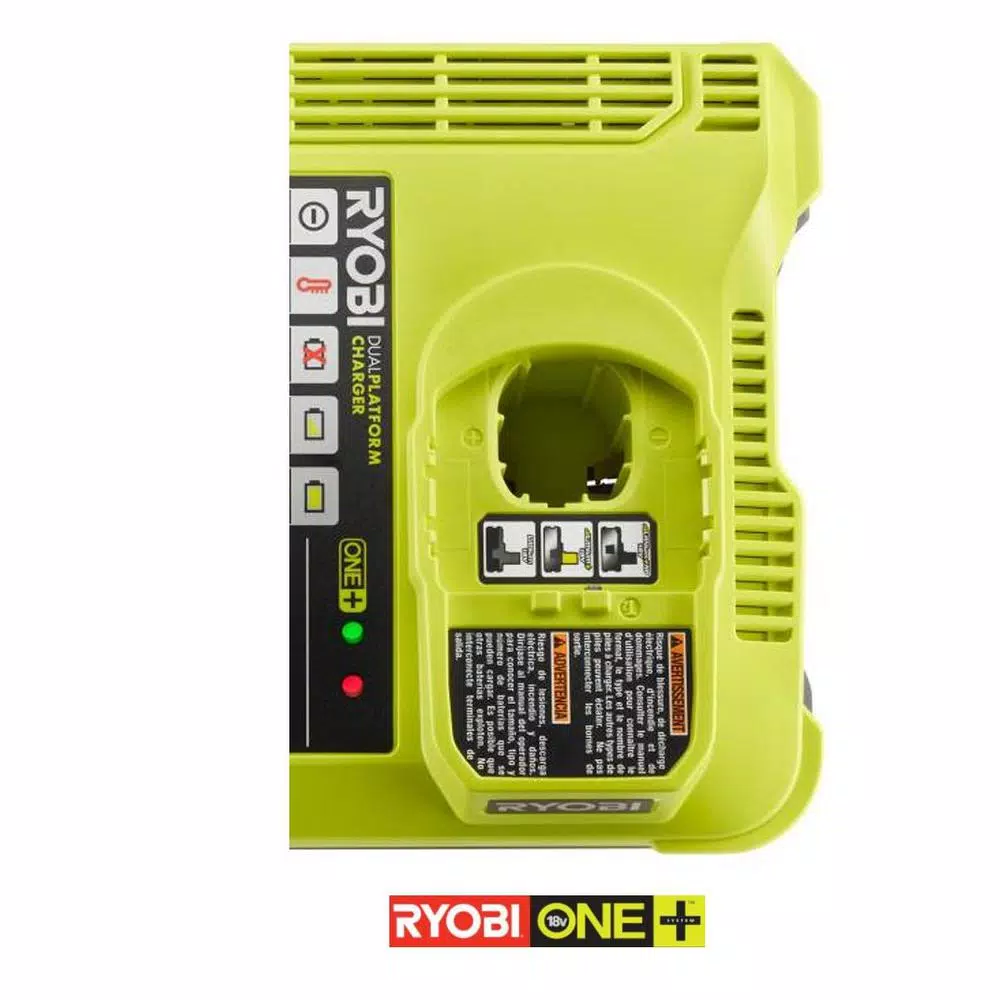Power Tool Battery Chargers RYOBI ONE+ Lithium-Ion Dual Platform Charger For RYOBI 18-Volt ONE+ And 40-Volt Batteries 6 Power Tool Battery Chargers RYOBI ONE+ Lithium-Ion Dual Platform Charger For RYOBI 18-Volt ONE+ And 40-Volt Batteries - Image 4