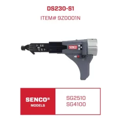 Drill Attachments Senco DS230-S1 2 In. Auto-Feed Screwdriver Attachment -Deals Power Tool Accessories Store senco drill attachments 9z0001n 1f 1000