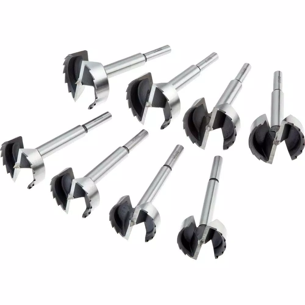 Specialty Power Tool Accessories Shop Fox 2-1/4 In. To 3-1/8 In. Steel Forstner Bit Set (8-Piece) 3 Specialty Power Tool Accessories Shop Fox 2-1/4 In. To 3-1/8 In. Steel Forstner Bit Set (8-Piece)