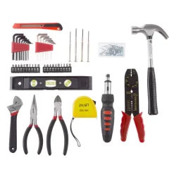 Hand Tool Sets Stalwart All Purpose Home Tool Kit’s Set (130-Piece) -Deals Power Tool Accessories Store stalwart home tool kits hw551026 4f 1000