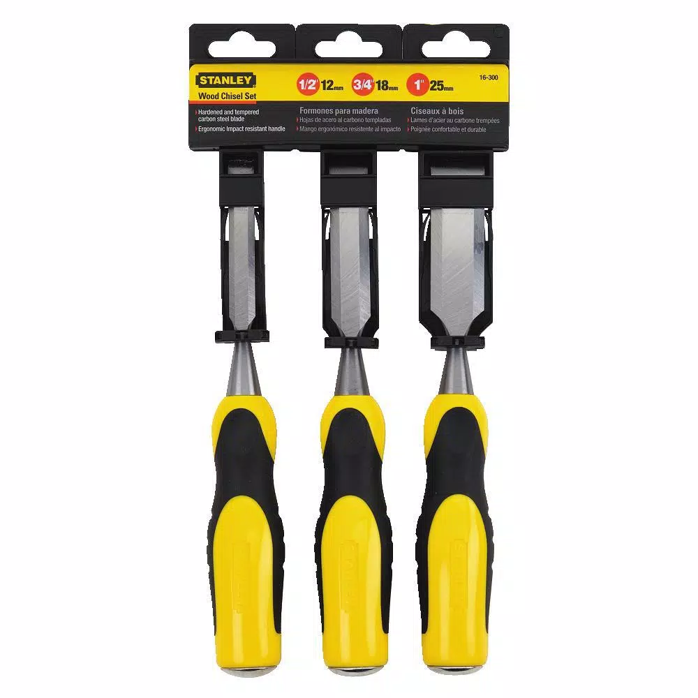Hand Tool Sets Stanley Wood Chisel Set (3-Piece) 8 Hand Tool Sets Stanley Wood Chisel Set (3-Piece) - Image 6