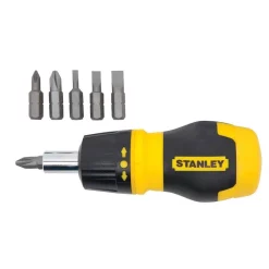 Screwdrivers & Nut Drivers Stanley 6 In 1 Ratcheting Screwdriver