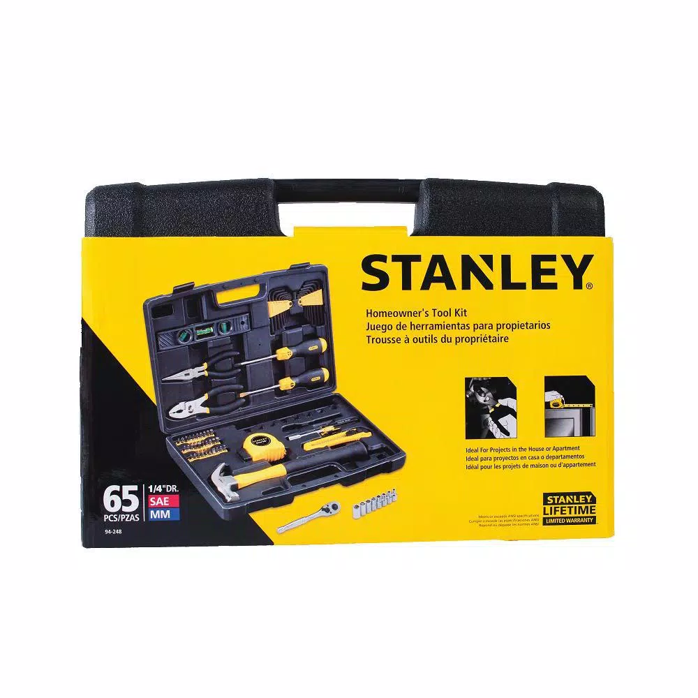 Hand Tool Sets Stanley Home Tool Kit (65-Piece) 7 Hand Tool Sets Stanley Home Tool Kit (65-Piece) - Image 5
