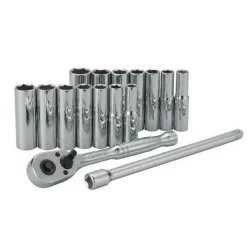 Hand Tool Sets Stanley 1/4 In. Drive 6-Point Socket Set (16-Piece) -Deals Power Tool Accessories Store stanley ratchet socket sets 89 199 40 1000